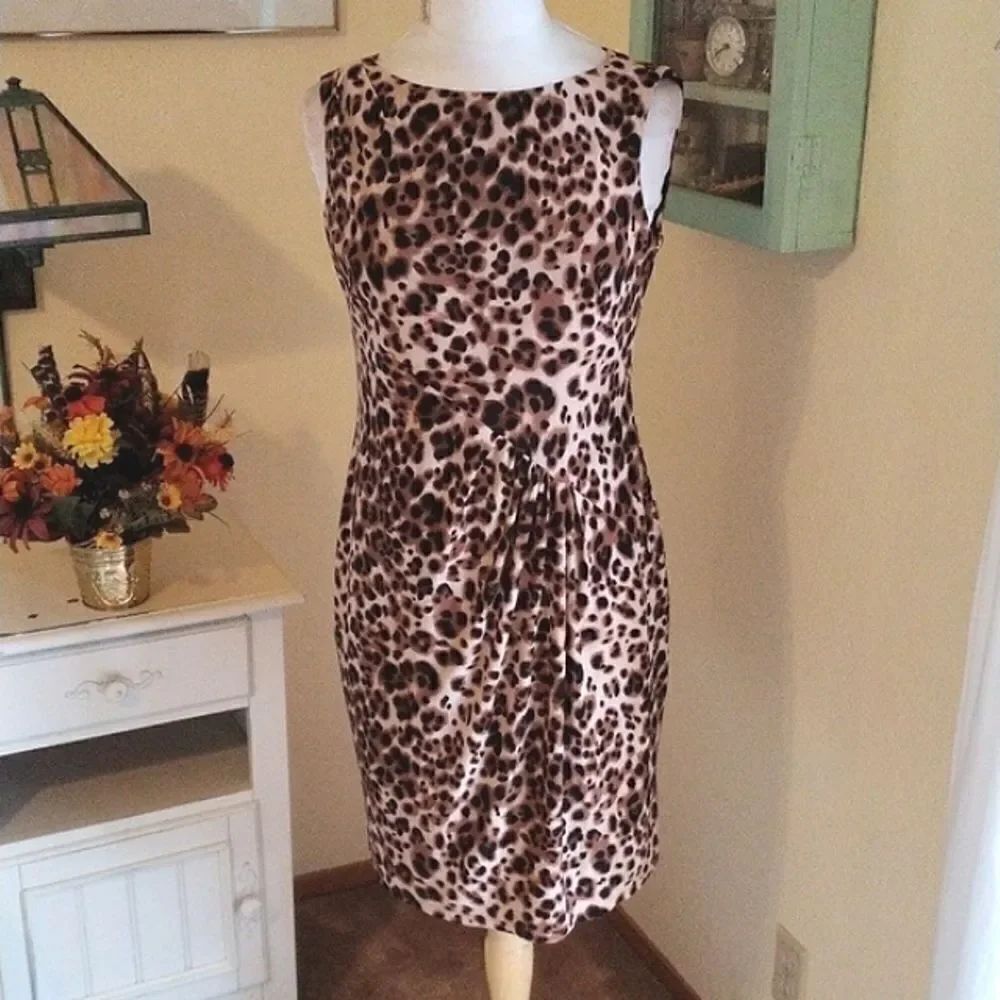 Jones New York Animal Print Dress